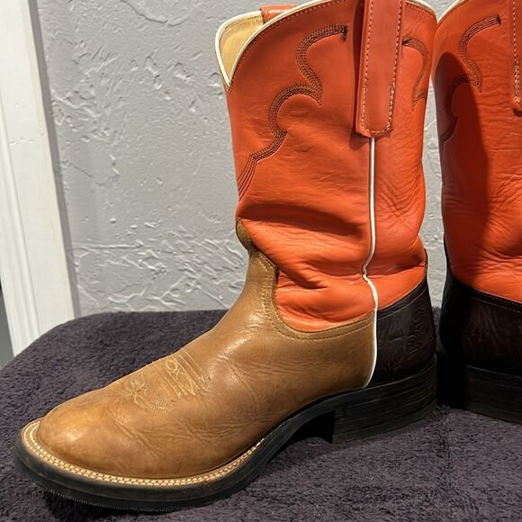 🔥🔥 ANDERSON BEAN Leather Cowboy Western Boots - Expensive Quality - Sz 9 - EUC - Picture 3 of 13